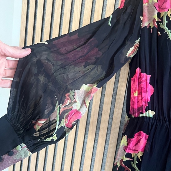 The Kooples - Rose Surplus Neck Mini Dress - Picture 13 of 13